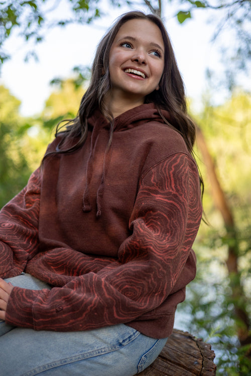 Brown Tree Ring Sweatshirt