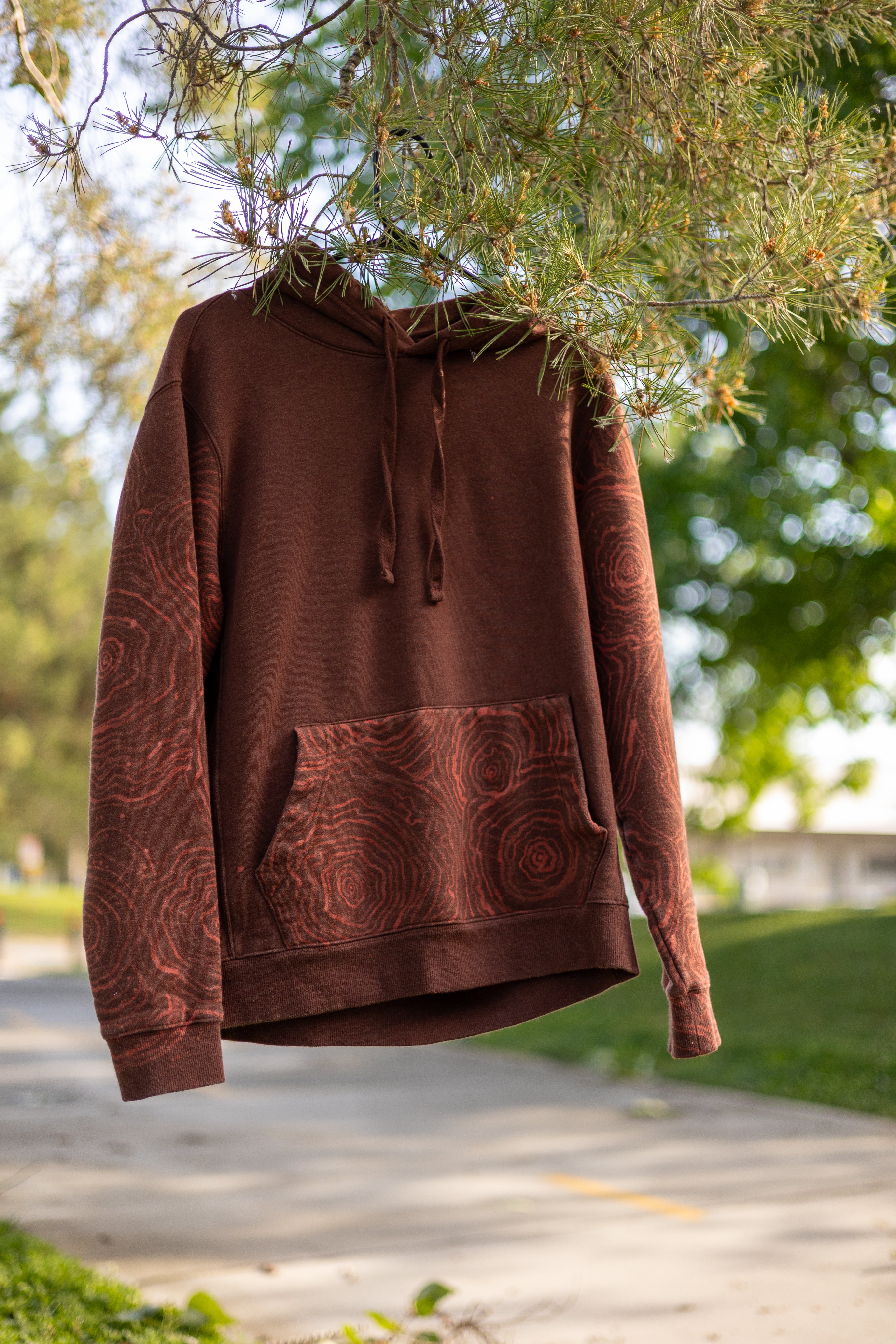 Brown Tree Ring Sweatshirt