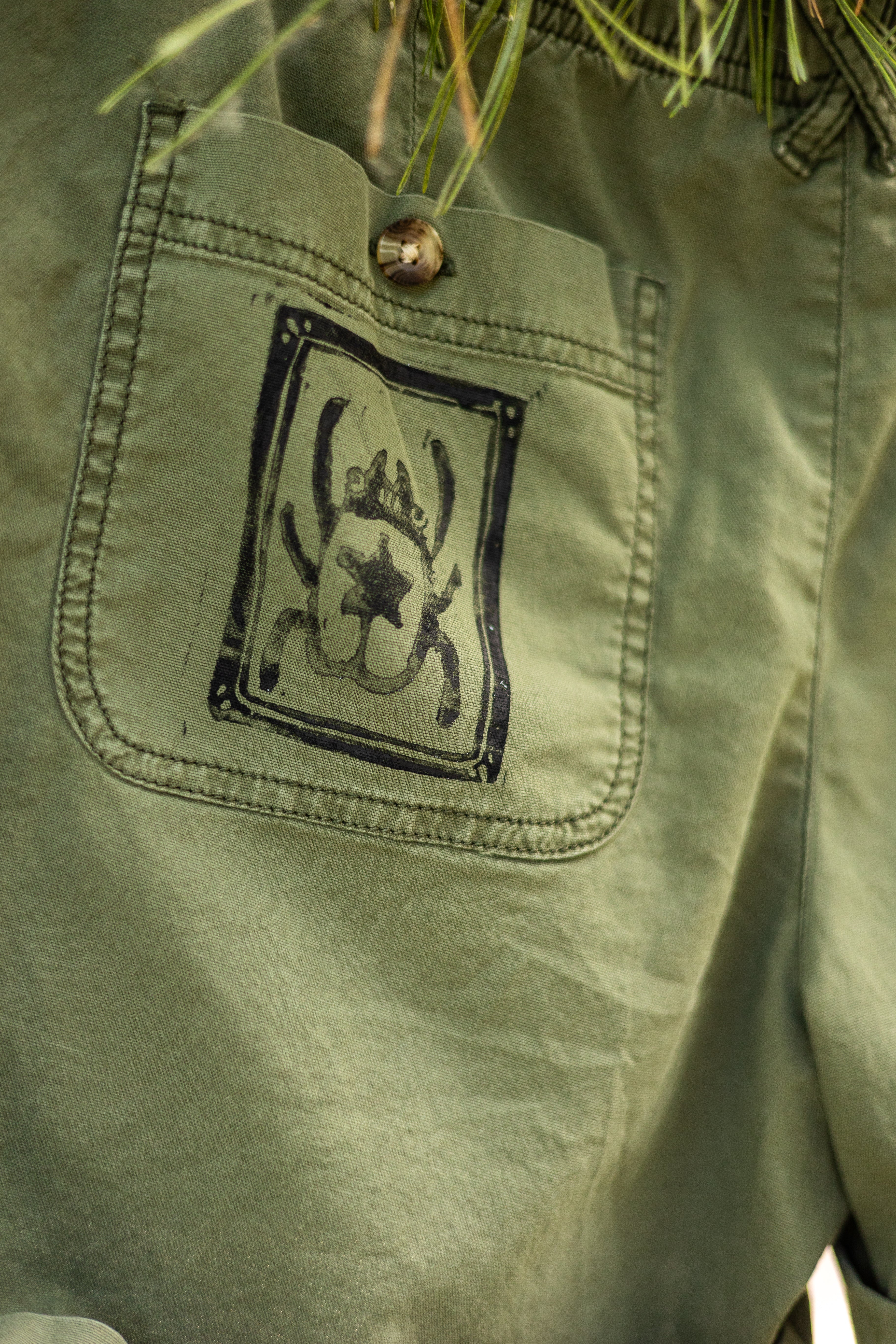 Beetle Stamp Cargo Shorts