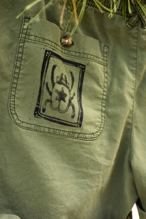 Beetle Stamp Cargo Shorts