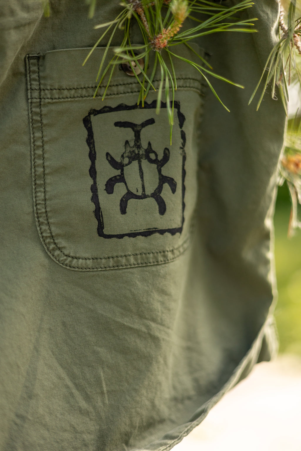 Beetle Stamp Cargo Shorts